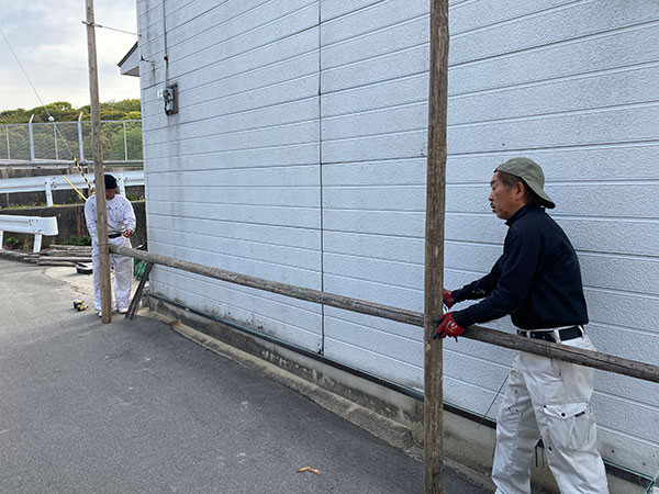 サイディングの塗り替えサイン